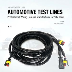 Harness Kabel Otomotif Tahan Air Heavy-Duty, Ekstensi Bergelombang Khusus IP67 Tahan Cuaca, Kit Kabel Kendaraan Plug-and-Play - Product Image 2