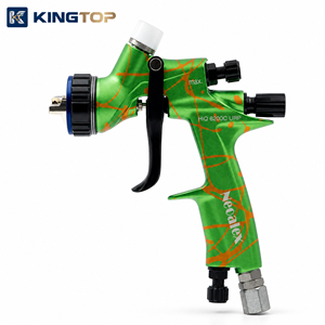 Pistolet de pulvérisation HVLP Kingtop pour peinture à base d'eau, pistolet de pulvérisation automobile professionnel Kingtop WARTE HVLP, buse de 1,3 mm et 1,4 mm, voiture - Product Image 1