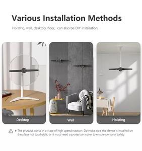 جهاز عرض ثلاثي الأبعاد ثلاثي الأبعاد لمروحة LED للتعليم في الأماكن المغلقة والإعلان تخصيص OLED مباشرة OEM المورد - Product Image 4