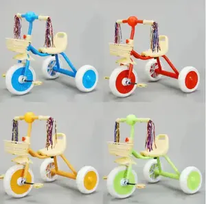 新款时尚婴儿三轮车钢儿童带音乐三轮车/1-6岁儿童塑料三轮车/廉价婴儿迷你自行车
