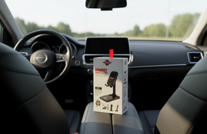 Supporto per Telefono da Auto Slanzi per Cruscotto con Rotazione a 360 Gradi in Plastica e Metallo - Product Image 2