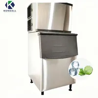 Machine à glaçons cubiques professionnelle pour bar, machine à glaçons sous comptoir, glace molle