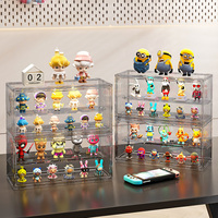 Caja de Almacenamiento Rectangular Delgada de PET para Figuras de Acción, Caja de Exhibición Compacta a Prueba de Polvo para Mini Funko Pop, Nendoroid y Modelos de Juguetes