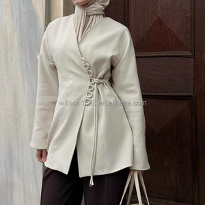 Abaya Musulmana Willson, Elegante Blazer Modesto, Nuovo Design, Abbigliamento Islamico Moderno per Donne - Product Image 2