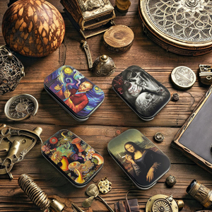 Vente en gros <span class=keywords><strong>Étui</strong></span> <span class=keywords><strong>à</strong></span> cigarettes en étain en acier de luxe Boîte carrée portable avec logo <span class=keywords><strong>personnalisé</strong></span> pour 20 pièces de stockage de cigarettes en métal - Product Image 2