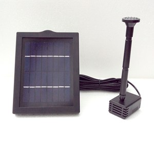 <span class=keywords><strong>Pompe</strong></span> à eau <span class=keywords><strong>solaire</strong></span> submersible <span class=keywords><strong>pour</strong></span> fontaine de jardin extérieure avec batterie et lumière LED en fibre de verre 5W - Product Image 5