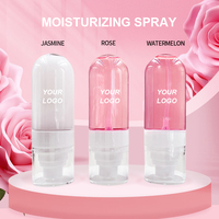 Brume Hydratante Étiquette Privée 50ml, Vaporisateur avec Logo Personnalisé, Parfum Rose, Hydratant, Ingrédients Minéraux, Cosmétiques Liquides