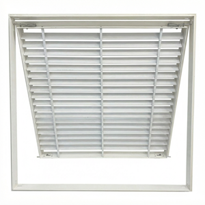 Griglia di Ventilazione in Plastica con Cerniera per Filtri di Ritorno Aria HVAC, per Uso Interno in Hotel, Ville e Appartamenti - Product Image 3