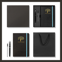 Cuaderno A5 de 100 Hojas, Tapa Dura Cosida con Hilo, Rayado, Cubierta de PU, Papel Grueso, para Escritura Profesional