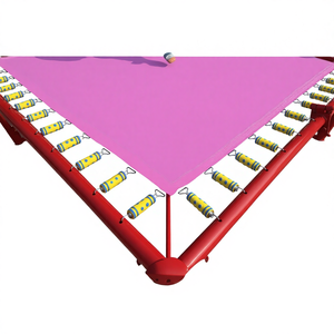 Trampolino <span class=keywords><strong>Bungee</strong></span> <span class=keywords><strong>Jump</strong></span> con imbracatura Corda De plular trampolino quadrato 4 metri trampolino per bambini - Product Image 5