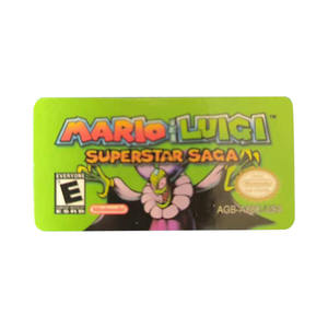 Pegatinas de cartucho de videojuegos Marlo & Luigi Superstar Saga Kart Super Circuit Party Advance vs. <span class=keywords><strong>Donkey</strong></span> <span class=keywords><strong>Kong</strong></span> para GBA <span class=keywords><strong>Gameboy</strong></span> - Product Image 5