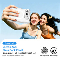 Étui magnétique transparent pour iPhone Duo avec protection de la charnière, anti-jaunissement, antichoc, coque de téléphone pour Apple iPhone Duo