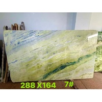 Dalle de marbre vert d'Irlande en gros pour carrelage de sol, mur de fond, comptoir et bar, dalle de marbre vert en pierre naturelle