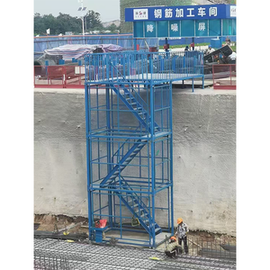 Yüksek mukavemetli çelik merdiven kafesleri hava koşullarına dayanıklıdır ve inşaatçıları güvende tutar. - Product Image 5