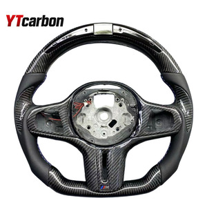 Volante LED de fibra de carbono YTcarbon para BM-<span class=keywords><strong>W</strong></span> 1 2 3 4 5 Series M3 M4 M5 X3M X4M X5M X6M Z4 F40 G20 G80 G30 G60 F90 G22 G82 - Product Image 1