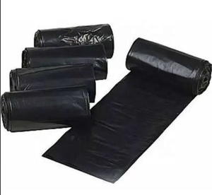 Cheap Price From <b>Large</b> Factory Environmental Recyclable PE Flat Bag Black Garbage Bag Sachet Plastic <b>Bin</b> Liners - Product Image 5