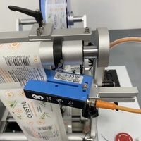 Machine d'étiquetage semi-automatique de bouteille en verre en plastique ronde de crème pour le visage à bas prix