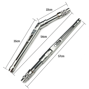 Howell bricolage canne à pêche supérieure 20-40lb <span class=keywords><strong>détroit</strong></span> bout à bout mer profonde bateau d'eau salée pêche à la traîne verre d'action pour gros thon - Product Image 2