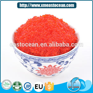 Pescado volador de mariscos, huevas, <span class=keywords><strong>rojo</strong></span>, congelado, condimentado, precio <span class=keywords><strong>tobiko</strong></span> - Product Image 4