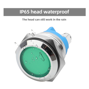 Kim loại chỉ số ánh sáng LED vít <span class=keywords><strong>pin</strong></span> tín hiệu đèn không thấm nước IP65 màu xanh lá cây LED <span class=keywords><strong>Pilot</strong></span> đèn 16 Mét LED chỉ số ánh sáng - Product Image 5