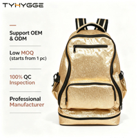 Sac à dos Bohème pour Femme avec Panneau Solaire GPS, Compartiment à Chaussures Pailleté, Logo Personnalisé, MOQ 1 Pièce, Sac de Jour pour l'École et les Voyages 2026