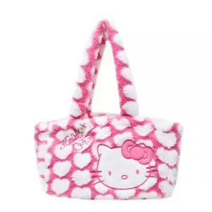 กระเป๋าถือ Hello Kitty,กระเป๋าช้อปปิ้งสะพายไหล่ตุ๊กตาเด็กผู้หญิงน่ารักปี2022