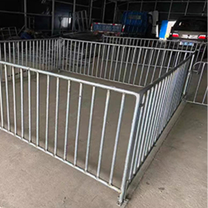 Nhà máy trực tiếp động vật Lồng thép mạ kẽm lợn trang trại thiết bị lợn vỗ béo bút với Thùng gian hàng hoàn thiện cho động vật - Product Image 4