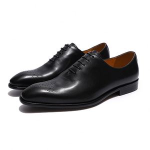 Chaussures habillées en cuir Oxford authentiques pour hommes, nouveaux modèles - Product Image 5