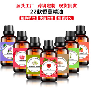 Humidificador de aceites esenciales para aromaterapia de 50 ml con aroma a rosa, lavanda, jazmín, clavo y cítricos para comercio electrónico transfronterizo. - Product Image 4