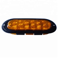 Feux de remorque ovales LED de haute qualité 12V 24V, lumières stroboscopiques d'avertissement de remorque ovales de 6 pouces