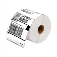 Rouleau d'étiquettes thermiques autocollantes pour imprimante, papier imperméable 4x6, transfert direct, emballage, expédition