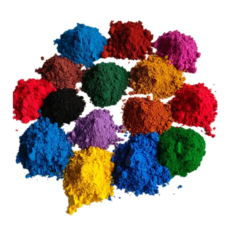 Iron oxide pigments, concretes, cosmetics, inorganic pigments, paints