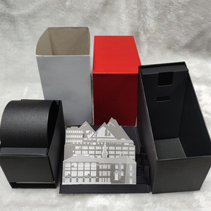 Factory Direct Sale <b>Black</b> PU Travel Roll Watch Box, Classic Portable Brand Watch Storage Case for Travel Use,Watch <b>Boxes</b> & Cases - Product Image 4
