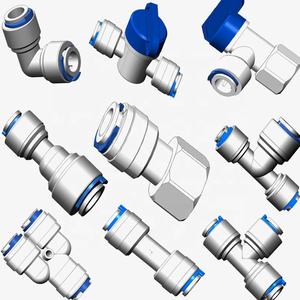 Phụ kiện kết nối nhanh Pom-đẩy để kết nối 1/4 Phụ kiện ống nước RO "<span class=keywords><strong>3</strong></span>/8", đầu nối khuỷu tay nam cho hệ thống thẩm thấu ngược - Product Image 4