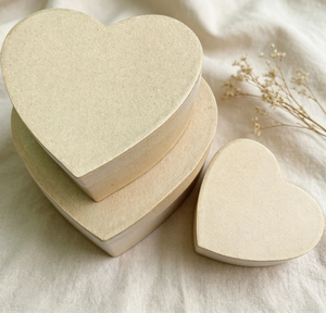 Caja de Papel con Forma de Corazón en Varios Tamaños, Caja de Regalo Hecha a Mano sin Pintar, Contenedor con Forma de Corazón para Bodas, San Valentín, Decoración DIY, Embalaje de Regalos - Product Image 6