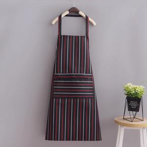 Delantal de Trabajo Negro para Adolescentes, Delantal de Cocina de Algodón para Trabajos de Carpintería, Delantal de Chef Negro y Blanco, Delantal Ajustable y Duradero para Cocina y Restaurante - Product Image 1