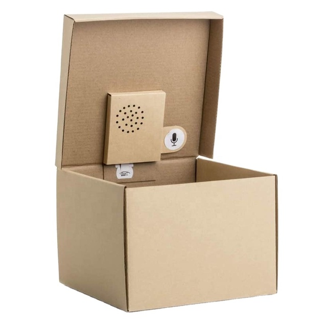 Light Activated Recordable Sound Module Postcard  for Packing Gift Box