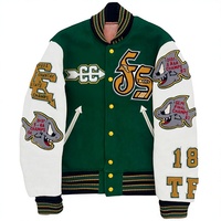 Blouson de baseball ample pour homme, style universitaire, nouvelle collection Printemps/Automne 2025 - Style streetwear, design patchwork color-block, léger et tendance