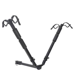 Porte-vélos ODM OEM personnalisé en métal forgé tenant assemblé accessoires de voiture support de vélo à <span class=keywords><strong>attelage</strong></span> robuste de type V - Product Image 2