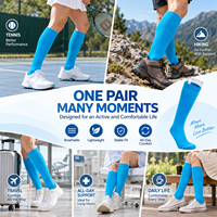 Chaussettes athlétiques à Compression pour hommes et femmes, professionnelles, en cuivre, pour le basket, la course, le Football, la randonnée, le Marathon, etc.