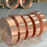 Cinta de Cobre C11000 T2 en Rollo - Duradera para Electrónica, Aire Acondicionado y Refuerzo de Hormigón
