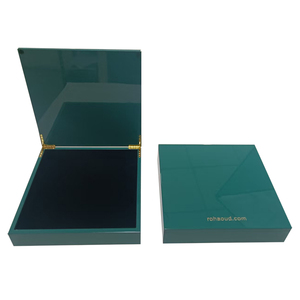 Экологичная деревянная коробка на заказ с глянцевым лаковым покрытием и лазерной гравировкой – подарочная коробка класса люкс с высокоглянцевой отделкой - Product Image 5