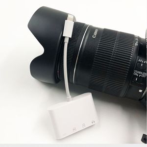 Lecteur de cartes SD/TF 4-en-1 <span class=keywords><strong>Lightning</strong></span>, prise audio 3,5 mm et chargement <span class=keywords><strong>USB</strong></span> C, pour iPhone iPad, transfert et charge de photos et de données - Product Image 6