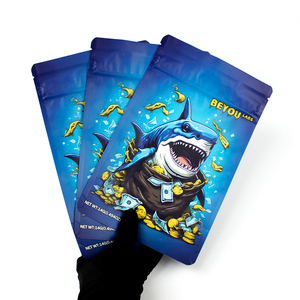 Sachet Doypack Mylar Holographique Imprimé Personnalisé, Imperméable et Refermable pour Protéines en Poudre et Snacks Secs - Product Image 1