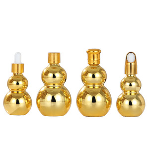 Frascos de Perfume de Vidrio con Recubrimiento Dorado/Plateado de 10ml, 20ml, 30ml, 50ml, 100ml, Botellas de Vidrio con Gotero para Aceites Esenciales - Product Image 6
