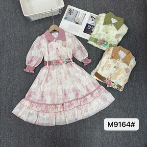 Design esclusivo tradizione vestiti ragazza polsini lunghi fiore ragazza vestito Eid Al-Fitr vestiti per adolescenti per ragazze <span class=keywords><strong>abbigliamento</strong></span> per bambini - Product Image 1