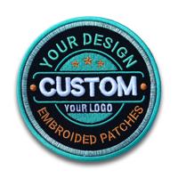 Vêtements personnalisés brodé Patch crochet boucle feutre tissu insigne fer à coudre sur patchs de broderie pour sweats à capuche casquettes