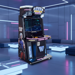 Machine de <span class=keywords><strong>jeu</strong></span> vidéo d'arcade <span class=keywords><strong>multijoueur</strong></span> Fighter King, accepteur de pièces, <span class=keywords><strong>jeu</strong></span> réaliste pour 2 joueurs, borne à pièces pour salles de jeux - Product Image 6