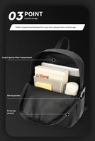 Sac à dos pour ordinateur portable avec logo personnalisé, grande capacité, léger, pour les voyages d'affaires