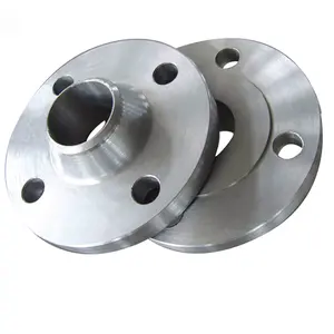 High Quality DN50 A105 Carbon Steel Plate Flange Welding Neck Slip On Perforated Plate Flange WN Flange Raised Face Pipe Fitting